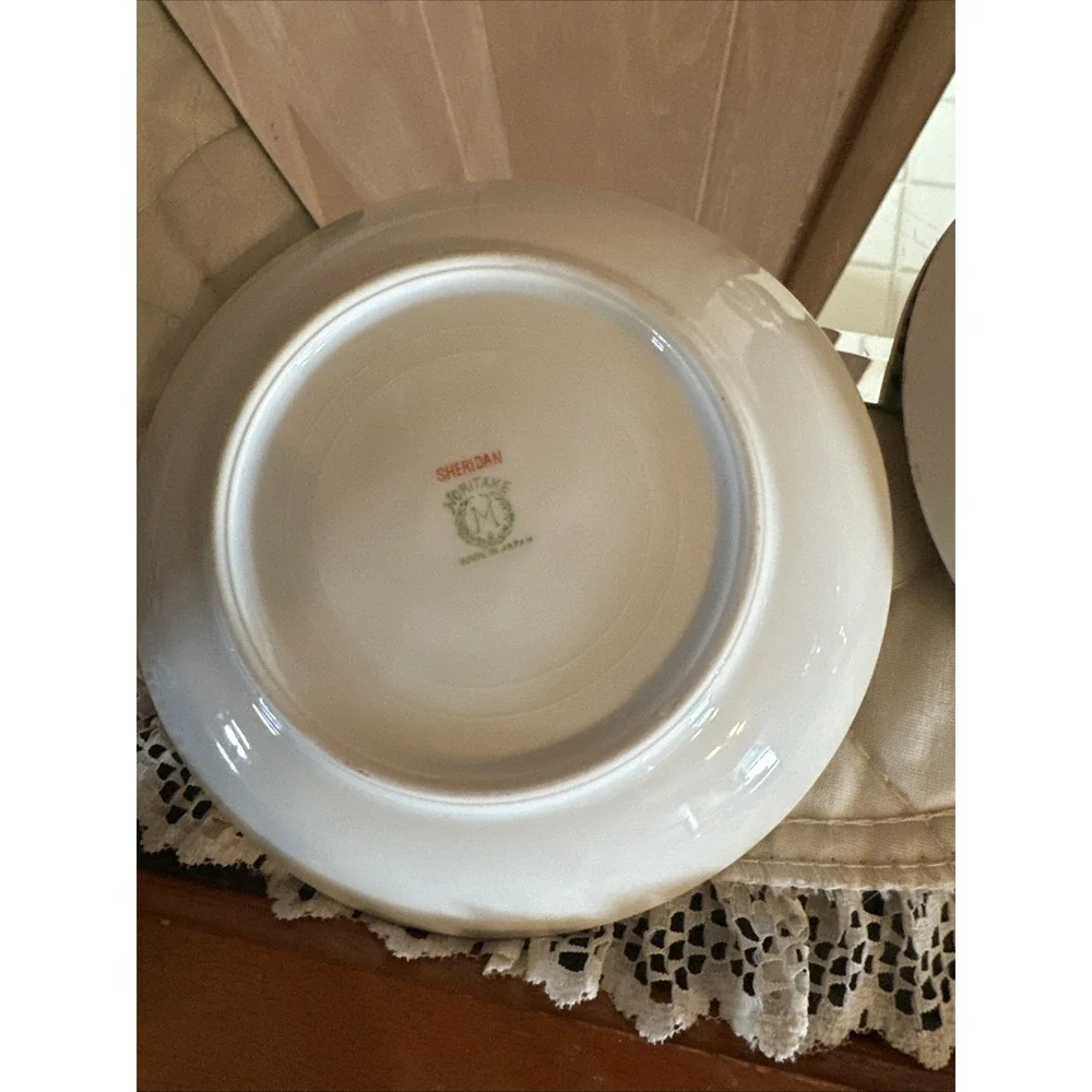Noritake Sheridan Pattern # 69533 2 Saucers Only 5‎ 1/2
